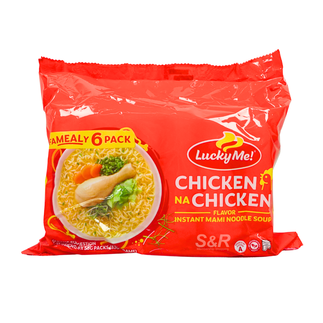 Lucky Me! Chicken Na Chicken 6 x 55g